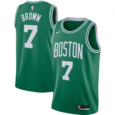Canotte Uomo Boston Celtics Jaylen Brown 7 2020-21 Nike Icon Edition Swingman